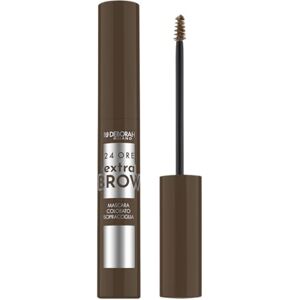DEBORAH Milano 24 Ore Extra Brow Mascara Colorato, 02 Brown, Lunga Tenuta, Waterproof, Dona un Finish Naturale e Definito DEBORAH Milano 24 Ore Extra Brow Mascara Colorato, 02 Brown, Lunga Tenuta, Waterproof, Dona un Finish Naturale e Definito