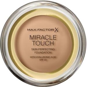 Max Factor Miracle Touch, Fondotinta Coprente con Acido Ialuronico, 078 Sand Beige, 12 ml Max Factor Miracle Touch, Fondotinta Coprente con Acido Ialuronico, 078 Sand Beige, 12 ml
