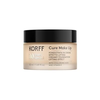 Korff Make Up Korff Fondotinta Crema Effetto Lifting, Formula Anti-età Idratante e Illuminante, con Acido Ialuronico, Effetto Satinato, Shade 05, 50ml Korff Make Up Korff Fondotinta Crema Effetto Lifting, Formula Anti-età Idratante e Illuminante, con Acido Ialuronico, Effetto Satinato, Shade 05, 50ml