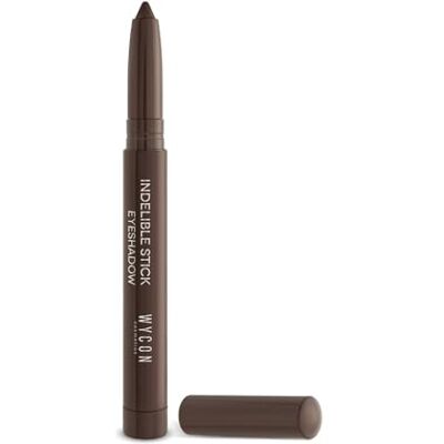 WYCON cosmetics INDELIBLE STICK EYESHADOW Ombretto Stylo Waterproof, Ombretto occhi finish matt o satinato, lunga durata, Eyeliner cremoso in stick 117 dark chocolate WYCON cosmetics INDELIBLE STICK EYESHADOW Ombretto Stylo Waterproof, Ombretto occhi finish matt o satinato, lunga durata, Eyeliner cremoso in stick 117 dark chocolate