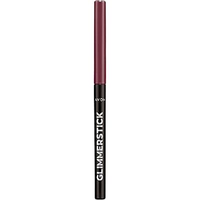 AVON Glimmerstick Eyeliner Majestic Plum, senza tirante, formula a scorrimento morbido per un colore audace, intenso e impermeabile AVON Glimmerstick Eyeliner Majestic Plum, senza tirante, formula a scorrimento morbido per un colore audace, intenso e impermeabile