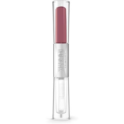 WYCON cosmetics EXTRA DURABLE LIP DUO LIQUID LIPSTICK + LIP GLOSS Rossetto liquido lunga durata con gloss lucido 04 ROSEISH WYCON cosmetics EXTRA DURABLE LIP DUO LIQUID LIPSTICK + LIP GLOSS Rossetto liquido lunga durata con gloss lucido 04 ROSEISH