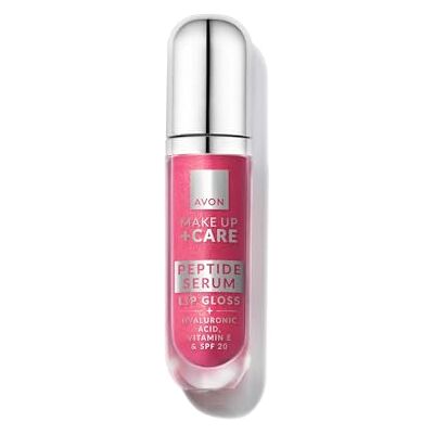 AVON Lip Gloss Siero ai Peptidi SPF20 Dewy Pink Lip gloss idratante e rimpolpante con siero ai peptidi, acido ialuronico e finish brillante, tonalità Dewy Pink AVON Lip Gloss Siero ai Peptidi SPF20 Dewy Pink Lip gloss idratante e rimpolpante con siero ai peptidi, acido ialuronico e finish brillante, tonalità Dewy Pink