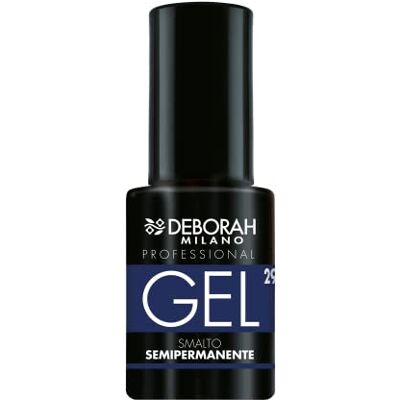 DEBORAH Milano Professional Smalto Semipermanente Gel N.29 Blu china, Effetto Plumping a Lunga Durata, Dona Unghie Intense e Brillanti, 4.5 ml DEBORAH Milano Professional Smalto Semipermanente Gel N.29 Blu china, Effetto Plumping a Lunga Durata, Dona Unghie Intense e Brillanti, 4.5 ml