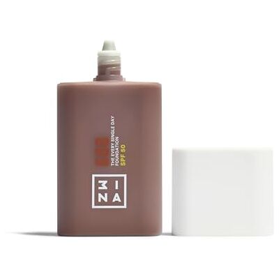 3ina MAKEUP The Every Single Day Foundation SPF 50 608 Fondotinta Molto scura con sottotoni neutri da SPF 50 e Niacinamide al 2% Copertura modulabile Vegan Cruelty Free 3ina MAKEUP The Every Single Day Foundation SPF 50 608 Fondotinta Molto scura con sottotoni neutri da SPF 50 e Niacinamide al 2% Copertura modulabile Vegan Cruelty Free