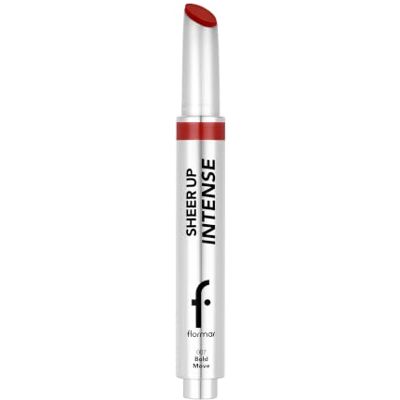 Flormar Sheer Up Intense Click-Up Rossetto idratante lucido con colore, texture leggera e cremosa per labbra lucide e applicazione a scatto, 2,3 g, 007 Bold Move Flormar Sheer Up Intense Click-Up Rossetto idratante lucido con colore, texture leggera e cremosa per labbra lucide e applicazione a scatto, 2,3 g, 007 Bold Move