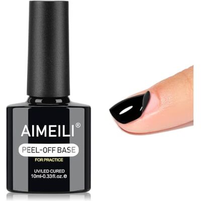 AIMEILI Peel Off Base Gel 10ml Peelable Base Coat per una Facile Rimozione AIMEILI Peel Off Base Gel 10ml Peelable Base Coat per una Facile Rimozione