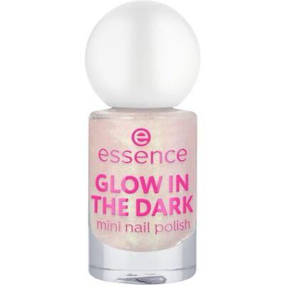 Essence Rosa Chiaro Brilla al Buio Mini Smalto - Smalto per Unghie Essence Rosa Chiaro Brilla al Buio Mini Smalto - Smalto per Unghie