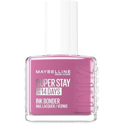Maybelline New York Smalto per unghie colorato a lunga tenuta, colori intensi e pigmentati, rafforza le unghie danneggiate, Superstay Ink Bonder, tinta discoteca fever, 957-12 ml Maybelline New York Smalto per unghie colorato a lunga tenuta, colori intensi e pigmentati, rafforza le unghie danneggiate, Superstay Ink Bonder, tinta discoteca fever, 957-12 ml