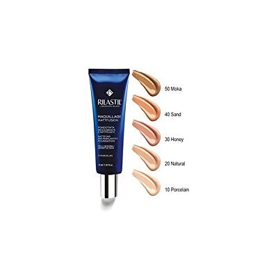 Rilastil Maquillage Fondotinta Mattificante Colore 40 Sand 30 ml Rilastil Maquillage Fondotinta Mattificante Colore 40 Sand 30 ml