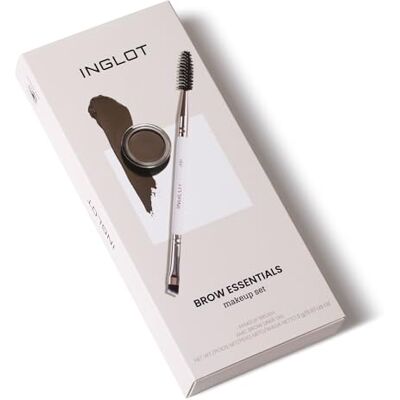 Inglot Brow Essentials Set Trucco, Marrone, 12,5 g Il trucco sopracciglia modella, riempie e definisce per sopracciglia naturali e a lunga tenuta. Senza alcol e senza profumo. Inglot Brow Essentials Set Trucco, Marrone, 12,5 g Il trucco sopracciglia modella, riempie e definisce per sopracciglia naturali e a lunga tenuta. Senza alcol e senza profumo.