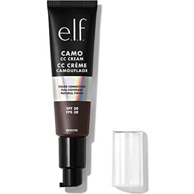 e.l.f. Camo CC Cream Fondotinta correttore con coprenza da media a totale e SPF 30, Rich 660 N, 30 g (1,05 oz) e.l.f. Camo CC Cream Fondotinta correttore con coprenza da media a totale e SPF 30, Rich 660 N, 30 g (1,05 oz)