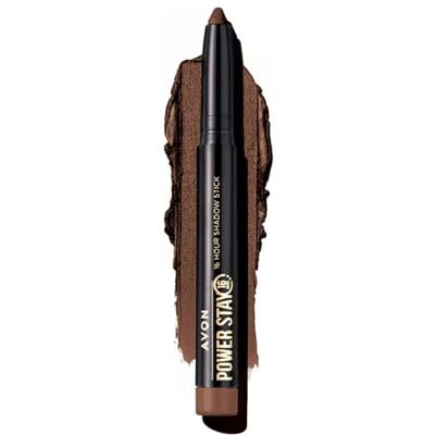 AVON Matita Ombretto Power Stay 16 Ore Marrone Elegante Eyeliner Lunga Tenuta con Formula Scorrevole Definizione Occhi Impeccabile e Anti-Sbavature 1,4g AVON Matita Ombretto Power Stay 16 Ore Marrone Elegante Eyeliner Lunga Tenuta con Formula Scorrevole Definizione Occhi Impeccabile e Anti-Sbavature 1,4g