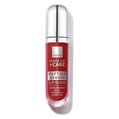 AVON Lip Gloss Siero ai Peptidi SPF20 Cherry Glow Lip gloss idratante e rimpolpante con siero ai peptidi, acido ialuronico e finish brillante, tonalità Cherry Glow AVON Lip Gloss Siero ai Peptidi SPF20 Cherry Glow Lip gloss idratante e rimpolpante con siero ai peptidi, acido ialuronico e finish brillante, tonalità Cherry Glow