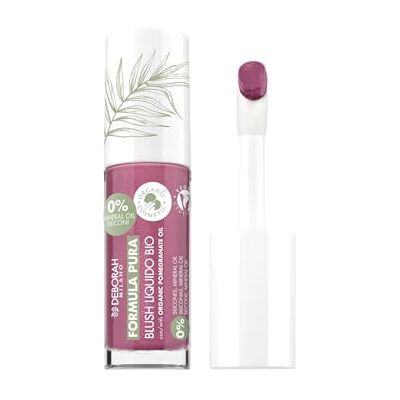 DEBORAH Milano Blush Liquido Formula Pura Biologico, Texture Morbida e Leggera, Finish Naturale e Luminoso, Colore 03 Cherry, 3.5ml DEBORAH Milano Blush Liquido Formula Pura Biologico, Texture Morbida e Leggera, Finish Naturale e Luminoso, Colore 03 Cherry, 3.5ml