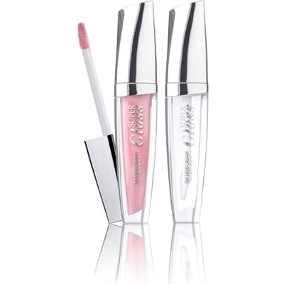 DEBORAH Milano -Set Makeup Super Gloss Lucidalabbra, N.02 Pearly Rose e N.01 Transparent, Lip Gloss Volumizzante e Brillante con Acido Ialuronico, Dona Labbra Soffici, Levigate e Idratate, 4.5 gr DEBORAH Milano -Set Makeup Super Gloss Lucidalabbra, N.02 Pearly Rose e N.01 Transparent, Lip Gloss Volumizzante e Brillante con Acido Ialuronico, Dona Labbra Soffici, Levigate e Idratate, 4.5 gr