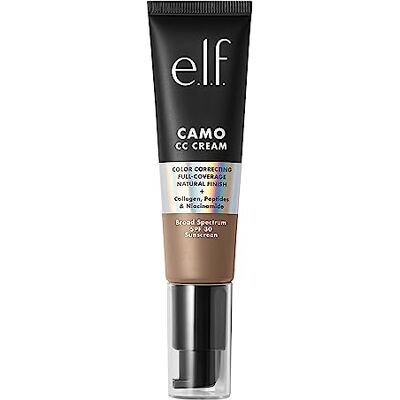 e.l.f. Camo CC Cream Fondotinta correttore con coprenza totale e SPF 30 Deep 500 W 30 g (1,05 oz) e.l.f. Camo CC Cream Fondotinta correttore con coprenza totale e SPF 30 Deep 500 W 30 g (1,05 oz)