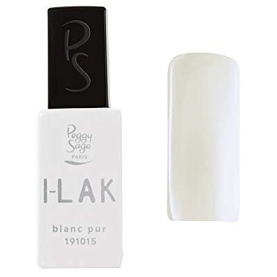 Peggy Sage Smalto semi-permanente I-LAK soak off gel polish bianco puro 11 ml Peggy Sage Smalto semi-permanente I-LAK soak off gel polish bianco puro 11 ml