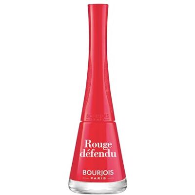 Bourjois Smalto Unghie 1 Seconde, ad Asciugatura Rapida, Effetto Manicure Professionale a Lunga Durata, 9 ml, Rouge Defendu Bourjois Smalto Unghie 1 Seconde, ad Asciugatura Rapida, Effetto Manicure Professionale a Lunga Durata, 9 ml, Rouge Defendu