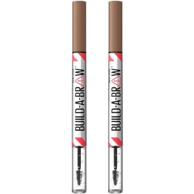 Maybelline New York Penna e Gel Sopracciglia 2-in-1, Per Sopracciglia Piene e Naturali, Tenuta Fino a 24H, Waterproof, Formula Vegana, Build A Brow, Tonalità: Soft Brown, Confezione da 2 Maybelline New York Penna e Gel Sopracciglia 2-in-1, Per Sopracciglia Piene e Naturali, Tenuta Fino a 24H, Waterproof, Formula Vegana, Build A Brow, Tonalità: Soft Brown, Confezione da 2
