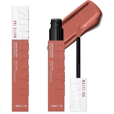 Maybelline New York SuperStay Matte Ink, Tinta Labbra Matte a Lunga Durata (Fino a 16 Ore), No Transfer, Set da 2 pezzi, Tonalità Seductress (65), 5 ml Maybelline New York SuperStay Matte Ink, Tinta Labbra Matte a Lunga Durata (Fino a 16 Ore), No Transfer, Set da 2 pezzi, Tonalità Seductress (65), 5 ml