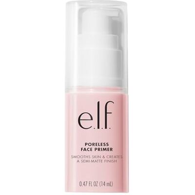 e.l.f. Poreless Face Primer, primer rivitalizzante per una base perfettamente liscia, infuso con albero del tè e vitamina A, prodotto vegano e non testato sugli animali, 13,9 mL (0,47 fl oz) e.l.f. Poreless Face Primer, primer rivitalizzante per una base perfettamente liscia, infuso con albero del tè e vitamina A, prodotto vegano e non testato sugli animali, 13,9 mL (0,47 fl oz)