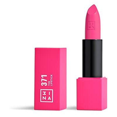 3ina MAKEUP The Lipstick 371 Rosa Vivo Rossetto Matte Alta Pigmentazione Rossetti Cremosi Profumo di vaniglia e custodia magnetica Lucido e Mat Vegan Cruelty Free 3ina MAKEUP The Lipstick 371 Rosa Vivo Rossetto Matte Alta Pigmentazione Rossetti Cremosi Profumo di vaniglia e custodia magnetica Lucido e Mat Vegan Cruelty Free