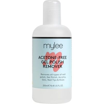 MYLEE Solvente per smalto senza acetone, 250 ml – Solvente Professionale per smalti tradizionali, gel, acrilico e gel Builder, delicato sulle unghie – vegano, cruelty free MYLEE Solvente per smalto senza acetone, 250 ml – Solvente Professionale per smalti tradizionali, gel, acrilico e gel Builder, delicato sulle unghie – vegano, cruelty free