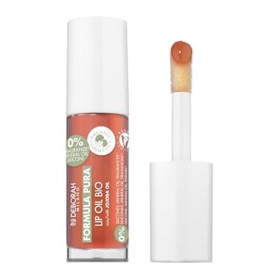 DEBORAH Milano Olio per labbra biologico in formula pura, albicocca N.04, olio biologico per le labbra, idrata e protegge le labbra, con olio di jojoba, 6 ml DEBORAH Milano Olio per labbra biologico in formula pura, albicocca N.04, olio biologico per le labbra, idrata e protegge le labbra, con olio di jojoba, 6 ml