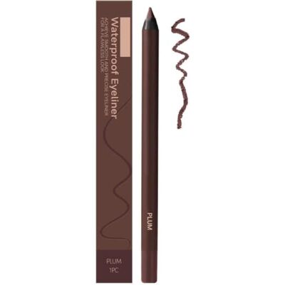 Generic Matita eyeliner in gel waterproof, matita trucco a lunga durata, eyelin/er colorato scorrevole, eyeliner a prova di sbavature, eyeli/ner color prugna per occhi maturi Generic Matita eyeliner in gel waterproof, matita trucco a lunga durata, eyelin/er colorato scorrevole, eyeliner a prova di sbavature, eyeli/ner color prugna per occhi maturi