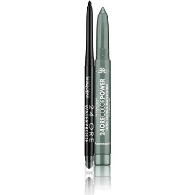 DEBORAH Milano Set Makeup Matita Occhi 24 Ore Automatica Waterproof 01 Black e Ombretto in Stick 24 Ore Color Power, 6 Golden Green, Waterproof e a Effetto Long Lasting DEBORAH Milano Set Makeup Matita Occhi 24 Ore Automatica Waterproof 01 Black e Ombretto in Stick 24 Ore Color Power, 6 Golden Green, Waterproof e a Effetto Long Lasting