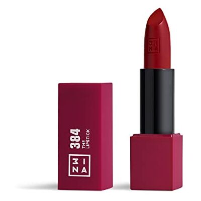 3ina MAKEUP The Lipstick 384 Bacca Scura Rossetto Matte Alta Pigmentazione Rossetti Cremosi Profumo di vaniglia e custodia magnetica Lucido e Mat Vegan Cruelty Free 3ina MAKEUP The Lipstick 384 Bacca Scura Rossetto Matte Alta Pigmentazione Rossetti Cremosi Profumo di vaniglia e custodia magnetica Lucido e Mat Vegan Cruelty Free