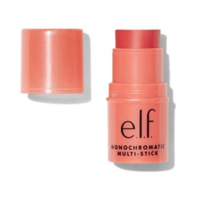 e.l.f. Monochromatic Multi Stick, lussuosamente cremoso, colore sfumabile, per occhi, labbra e guance, Glimmering Guava, 5 g (0,17 oz) e.l.f. Monochromatic Multi Stick, lussuosamente cremoso, colore sfumabile, per occhi, labbra e guance, Glimmering Guava, 5 g (0,17 oz)