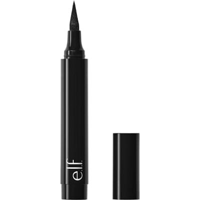 e.l.f. Intense Ink Eyeliner, formula ad asciugatura rapida, resiste alle sbavature, punta in feltro, Blackest Black, 2,5 g (0,088 oz) e.l.f. Intense Ink Eyeliner, formula ad asciugatura rapida, resiste alle sbavature, punta in feltro, Blackest Black, 2,5 g (0,088 oz)