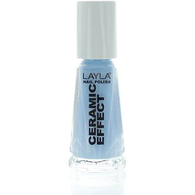 LAYLA Smalto Ceramic Effect Tonalità Ce18 Italian Blue Sky LAYLA Smalto Ceramic Effect Tonalità Ce18 Italian Blue Sky