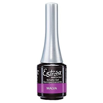Estrosa Smalto Gel Semipermanente Laccato Malva Estrosa Smalto Gel Semipermanente Laccato Malva
