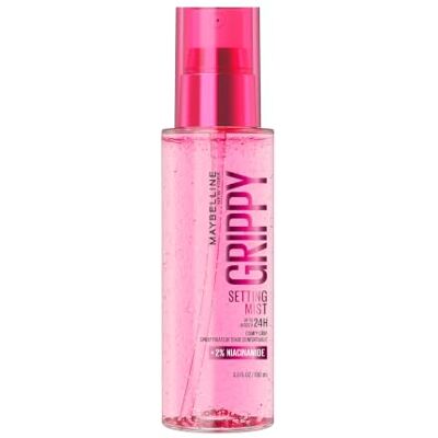 Maybelline New York Grippy Setting Mist Spray Fissante Makeup, 100 ml Maybelline New York Grippy Setting Mist Spray Fissante Makeup, 100 ml