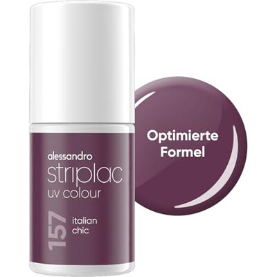 alessandro Striplac Smalto UV Italian Chic – coprente e antigraffio fino a 15 giorni – facile da applicare – Tecnologia di rimozione delicata – Vegano – Lilla – 6,5 ml alessandro Striplac Smalto UV Italian Chic – coprente e antigraffio fino a 15 giorni – facile da applicare – Tecnologia di rimozione delicata – Vegano – Lilla – 6,5 ml