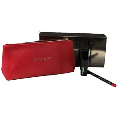 MESAUDA Set Trucco Lady's Dream Matita Labbra Perfect Lips 110 + Rossetto Backstage 127 + Pochette Idea Regalo MESAUDA Set Trucco Lady's Dream Matita Labbra Perfect Lips 110 + Rossetto Backstage 127 + Pochette Idea Regalo