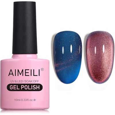 AIMEILI 10ML Cat Eye Nail Gel Polish Smalto per Unghie in Gel UV LED Soak Off per Manicure Colorati Smalti Semipermente Magnetico per Unghie 761 AIMEILI 10ML Cat Eye Nail Gel Polish Smalto per Unghie in Gel UV LED Soak Off per Manicure Colorati Smalti Semipermente Magnetico per Unghie 761