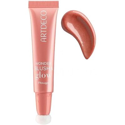Artdeco Wonder Blush & Glow – Fard & illuminante liquido con applicatore per spugnetta – Blush a lunga durata con bagliore naturale e finitura perlato – 12 ml Artdeco Wonder Blush & Glow – Fard & illuminante liquido con applicatore per spugnetta – Blush a lunga durata con bagliore naturale e finitura perlato – 12 ml