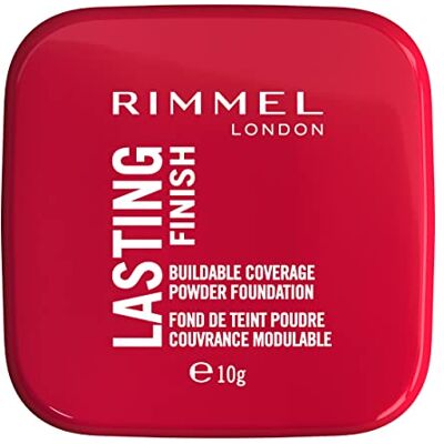 Rimmel London , Fondotinta Compatto Lasting Finish Opacizzante a Lunga Durata, 10g, 007 Golden Beige Rimmel London , Fondotinta Compatto Lasting Finish Opacizzante a Lunga Durata, 10g, 007 Golden Beige