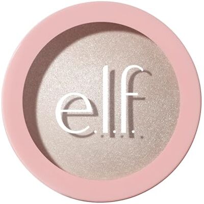 e.l.f. Halo Glow Silky Powder Highlighter, finish luminoso a lunga tenuta con micro particelle di glitter, non forma grumi, prodotto vegano e non testato sugli animali, Soft Pearl Era e.l.f. Halo Glow Silky Powder Highlighter, finish luminoso a lunga tenuta con micro particelle di glitter, non forma grumi, prodotto vegano e non testato sugli animali, Soft Pearl Era