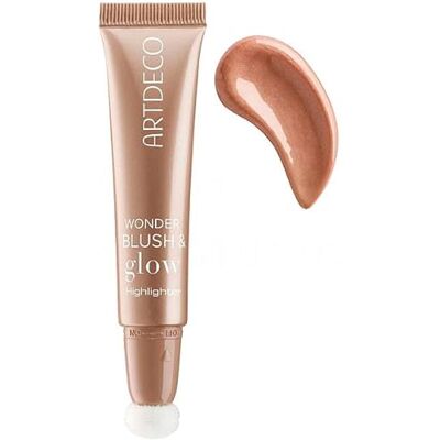 Artdeco Wonder Blush & Glow – Fard & illuminante liquido con applicatore per spugnetta – Blush a lunga durata con bagliore naturale e finitura perlato – 12 ml Artdeco Wonder Blush & Glow – Fard & illuminante liquido con applicatore per spugnetta – Blush a lunga durata con bagliore naturale e finitura perlato – 12 ml