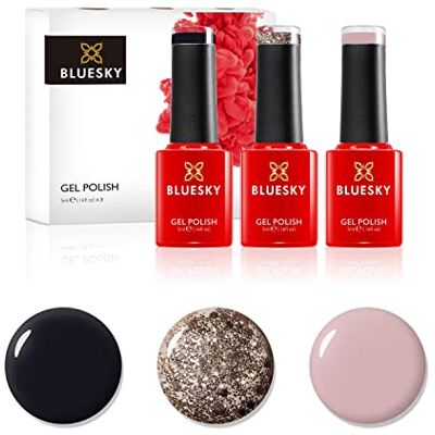 Bluesky - KS1049 - Glitter Leopard - Set di smalti gel Bluesky - KS1049 - Glitter Leopard - Set di smalti gel