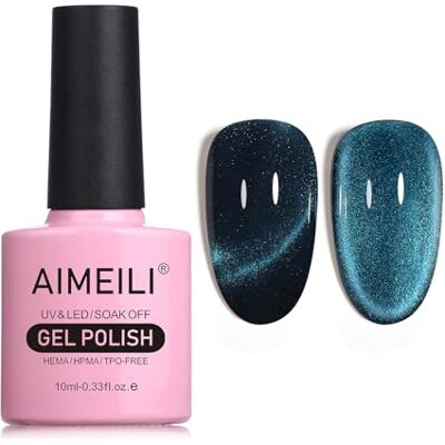 AIMEILI 10ML Cat Eye Nail Gel Polish Smalto per Unghie in Gel UV LED Soak Off per Manicure Colorati Smalti Semipermente Magnetico per Unghie 763 AIMEILI 10ML Cat Eye Nail Gel Polish Smalto per Unghie in Gel UV LED Soak Off per Manicure Colorati Smalti Semipermente Magnetico per Unghie 763