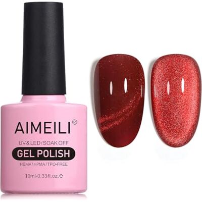 AIMEILI 10ML Cat Eye Nail Gel Polish Smalto per Unghie in Gel UV LED Soak Off per Manicure Colorati Smalti Semipermente Magnetico per Unghie 744 AIMEILI 10ML Cat Eye Nail Gel Polish Smalto per Unghie in Gel UV LED Soak Off per Manicure Colorati Smalti Semipermente Magnetico per Unghie 744