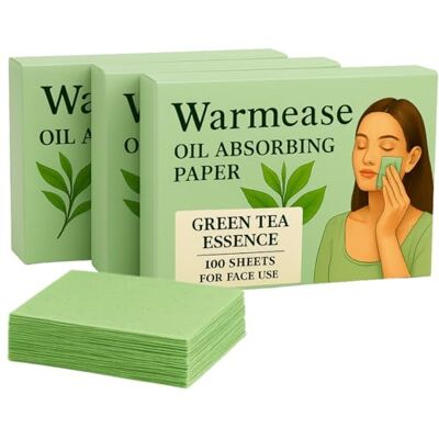 Warmease Lotto da 300 Foglietti Opacizzanti Viso : Carta assorbente Sebo Warmease Lotto da 300 Foglietti Opacizzanti Viso : Carta assorbente Sebo