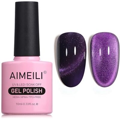 AIMEILI 10ML Cat Eye Nail Gel Polish Smalto per Unghie in Gel UV LED Soak Off per Manicure Colorati Smalti Semipermente Magnetico per Unghie 747 AIMEILI 10ML Cat Eye Nail Gel Polish Smalto per Unghie in Gel UV LED Soak Off per Manicure Colorati Smalti Semipermente Magnetico per Unghie 747