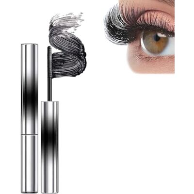 blmcoos Mascara Iron Wand, mascara impermeabile e regolabile, piegaciglia 3D, volume naturale, lunga tenuta, anti-sbavatura, anti-pasta, senza pacchetti, tubo metallico nero, fibre aggiunte (1) blmcoos Mascara Iron Wand, mascara impermeabile e regolabile, piegaciglia 3D, volume naturale, lunga tenuta, anti-sbavatura, anti-pasta, senza pacchetti, tubo metallico nero, fibre aggiunte (1)